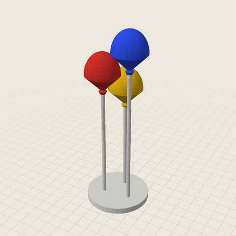 Balões de festa decorativos (4 cores)