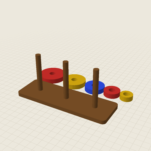 Torre de Hanói (4 cores)